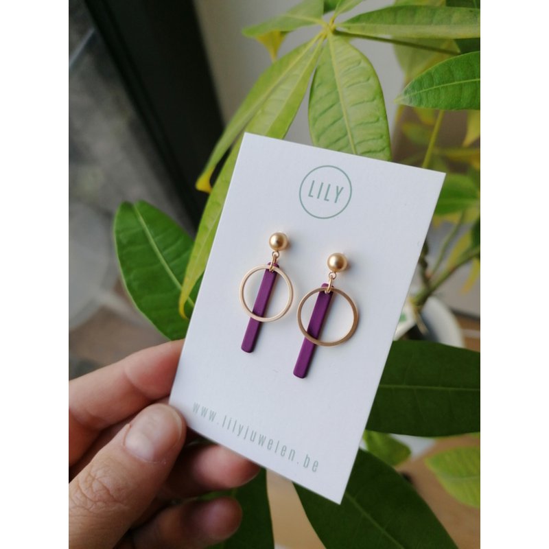 Paulette (aubergine gold)