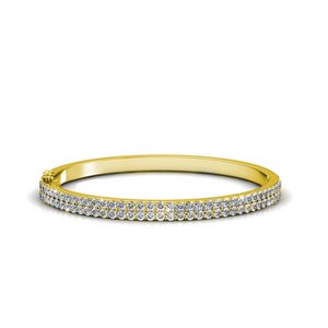 Glamourarmband - Goud en kristal