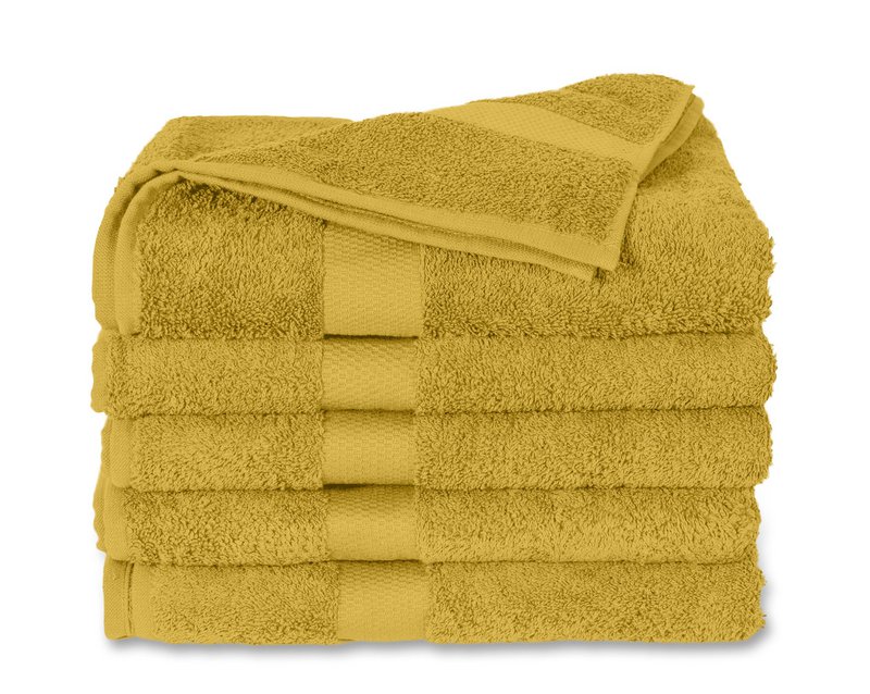 Shower towel set - Yellow