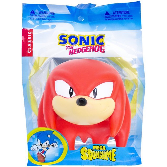Mega Squishme Sous Licencja Offifirle Sonic The Hedgehog 4 Asortiments 15,5 x 22 cm