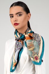 The Olympian Gods  100% silk scarf ( 2 colors)