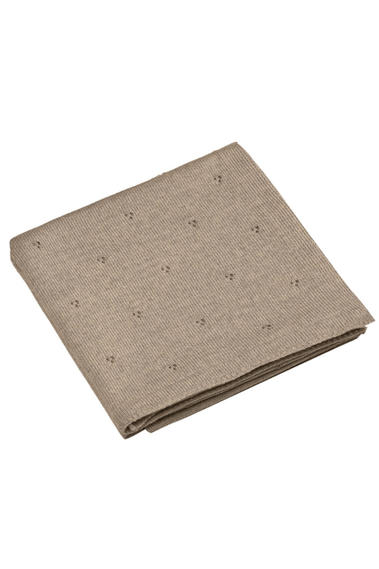 Manta para bebé APOLLO – 100% lana merino – beige