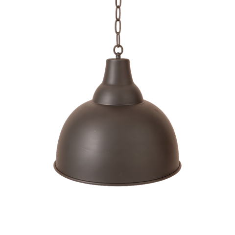 Schwarzer Kronleuchter H 155 T 55 cm aus Metall