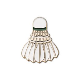 Emalje pin "shuttlecock"