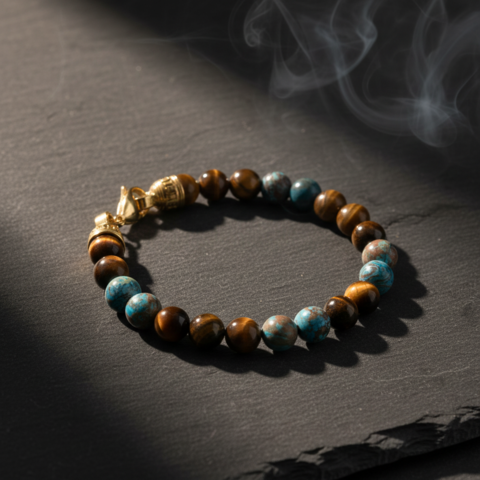 Armband TURQUOISE BLUE GOLD
