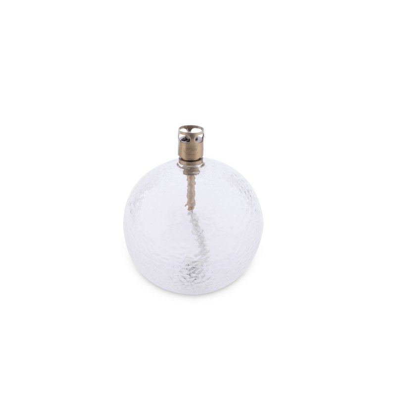 Olielamp Ronde laiton martelé S