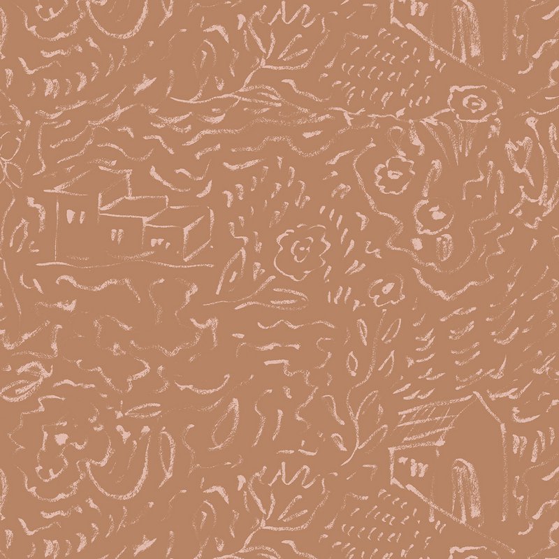 Udendørs pude Roman Orange | 50-50 cm