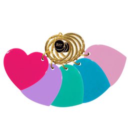 Key trailer "heart" pink