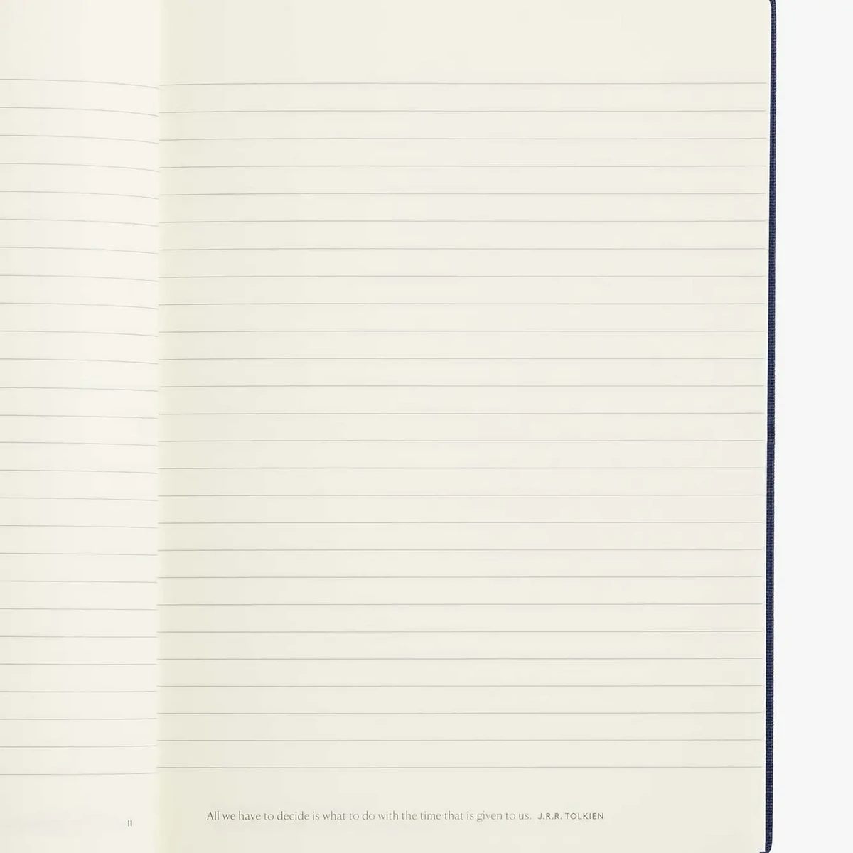 Premium -Stoff Notizbuch mit Zitaten
