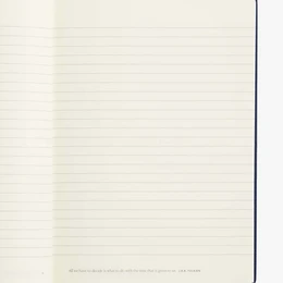 Premium Fabric Lined Notebook with Quotes