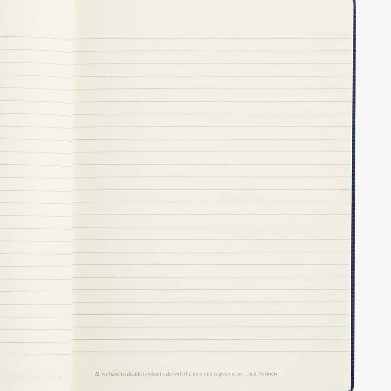 Premium Fabric Lined Notebook with Quotes