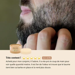 Baume à Barbe à l'huile de Ricin