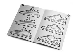 Libro de actividades de zapatillas