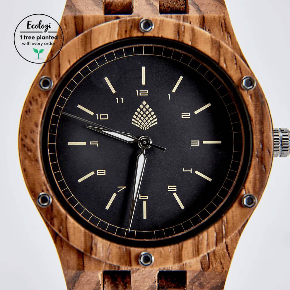 The Yew - Handmade Wood Vegan Watch