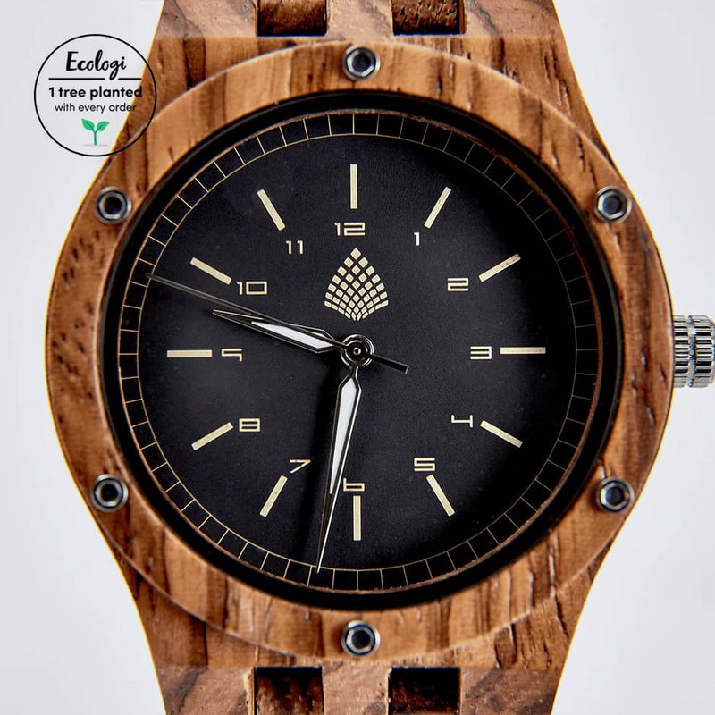 The Yew - Handmade Wood Vegan Watch