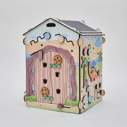 Busyboard Spielhaus DINO mit Beleuchtung