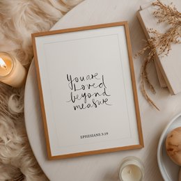 Poster: You are loved beyond measure