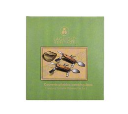 LAGUIOLE HERITAGE Juego de 2 cubiertos multifuncionales plegables