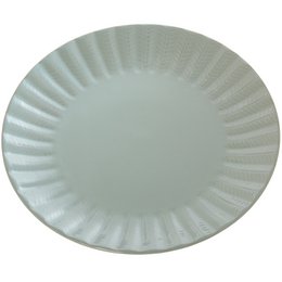 GRØN KERAMISK FLAD PLADE °27X2,8CM CU7321