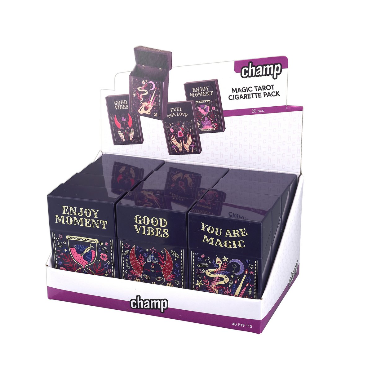 Paket von Zigaretten Muster Tarot