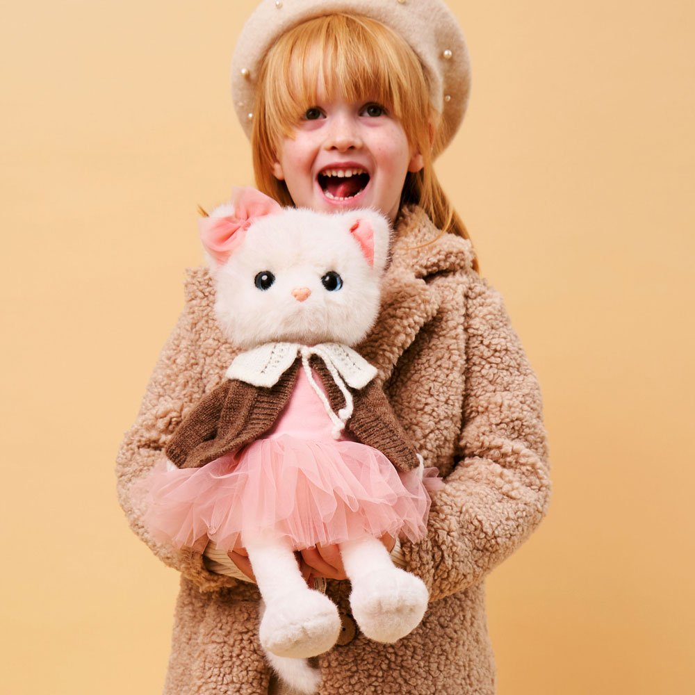 Blødt legetøj, Lucky Kitty, Lucky Sophie: Hyggeaften 38 cm