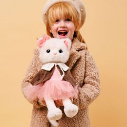 Blødt legetøj, Lucky Kitty, Lucky Sophie: Hyggeaften 38 cm
