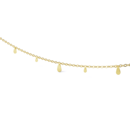 Collana Goccia Di Pioggia Oro