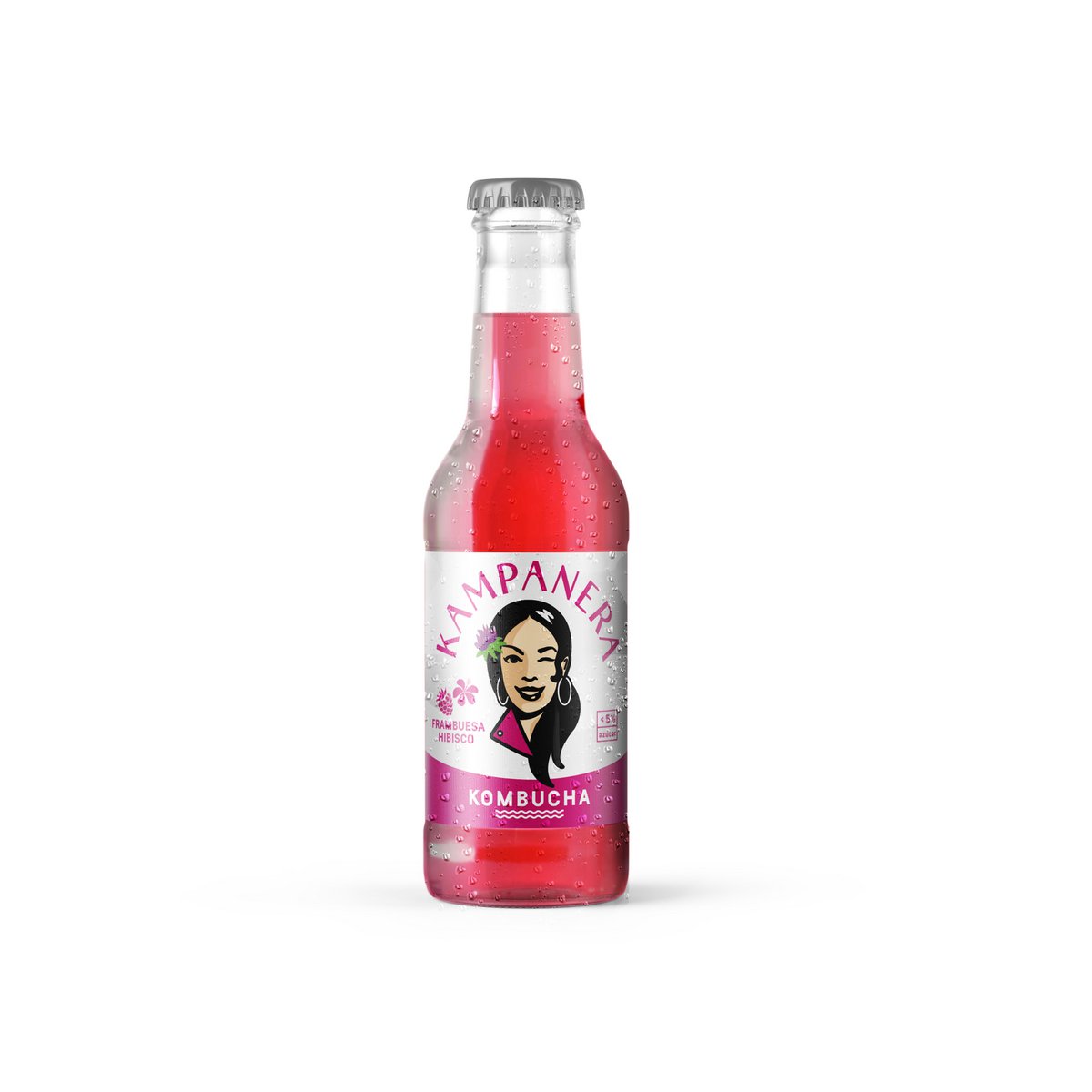 Himbeer-Hibiskus-Kombucha