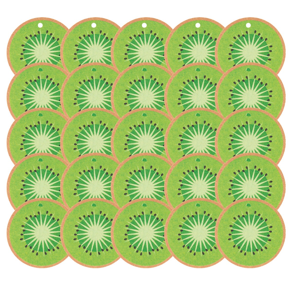 100 pieces of gift tags kiwi