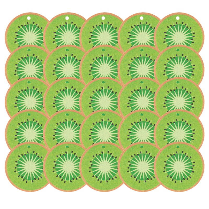 100 pieces of gift tags kiwi