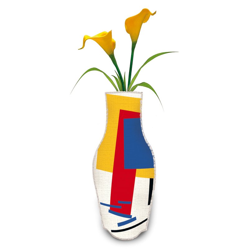Vase à fleurs en coton Malevitch