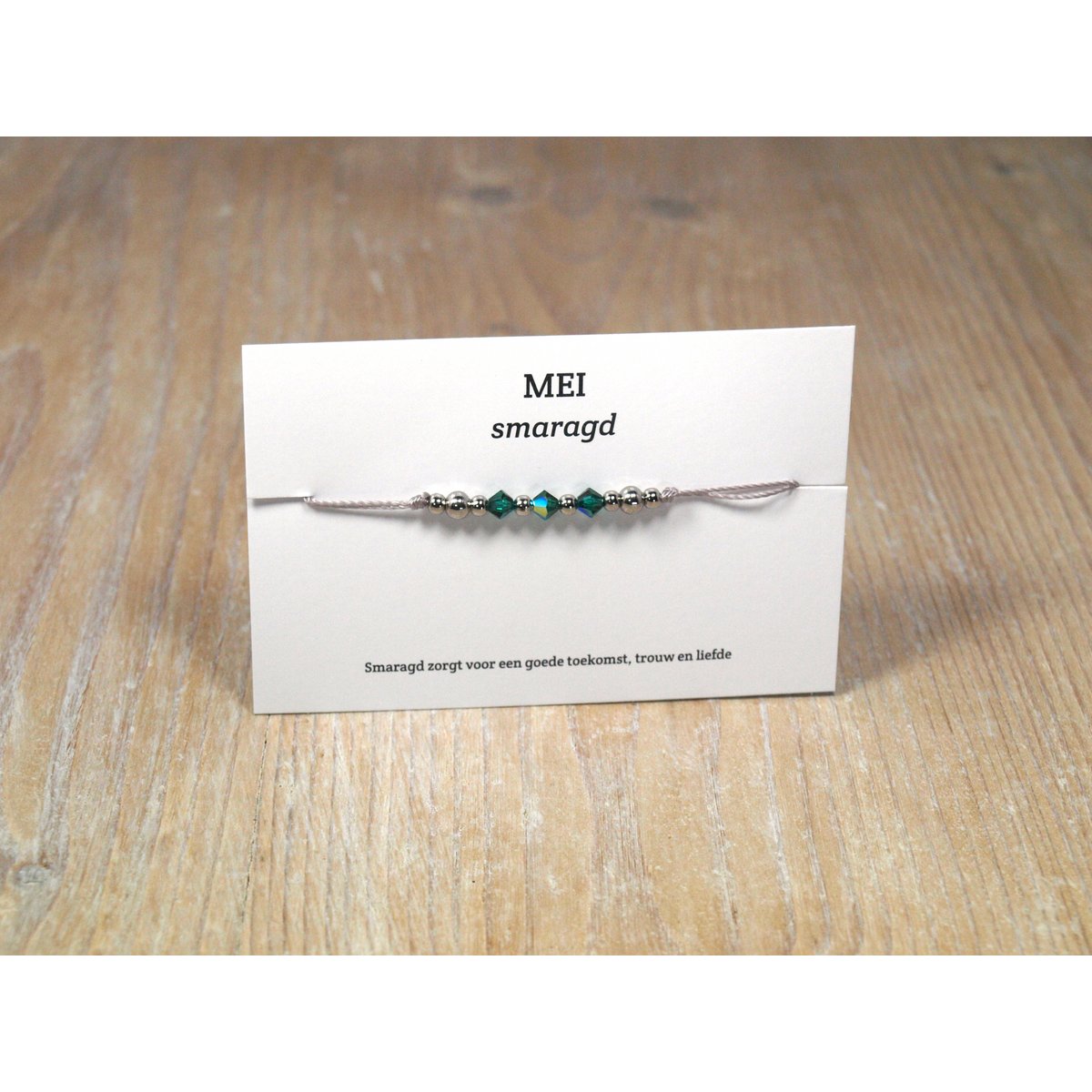 per stuk. Geboortesteen armbandjes swarovski rvs