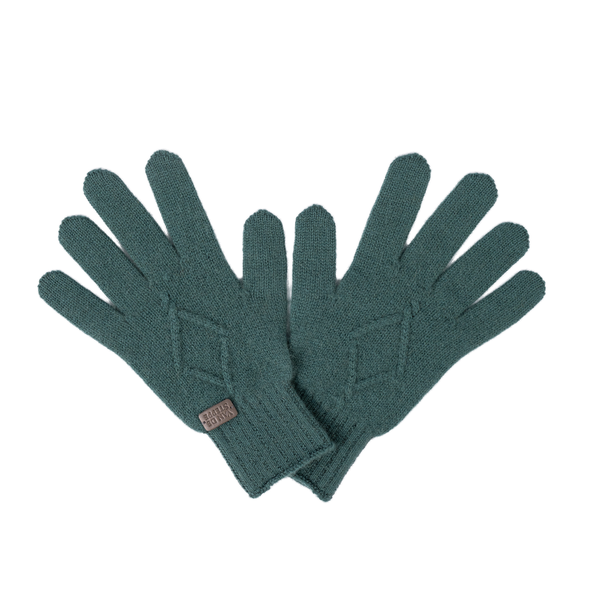 Spade Knit Cashmere Gloves