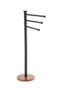 ACACIA STAINLESS STEEL TOWEL RAIL 45X26X85.5 BLACK PB205883
