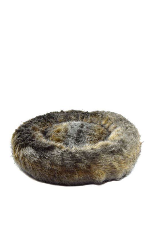 Cama para perro Crystal imitación piel 80x20