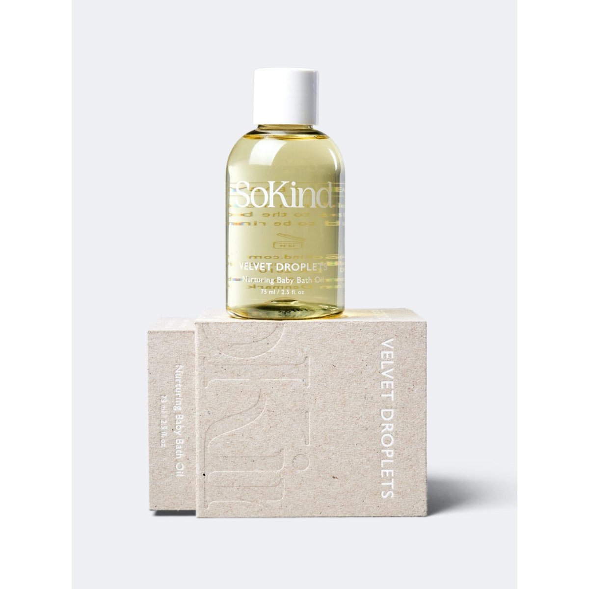 Velvet Droplets Nurturing Baby Bath Oil