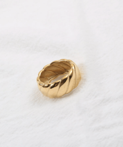 Jeanne - Breiter Croissant-Midi-Fingerring