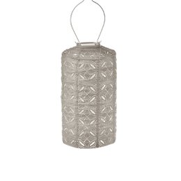 Lumiz Solar Lampion Mandela Cylinder - 18 cm - Let taupe