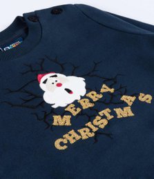 Baby Merry Christmas Embroidered Sweatshirt