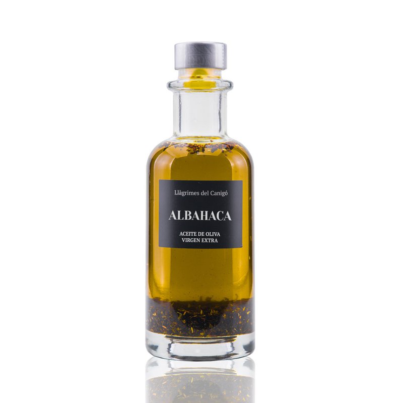 Olivenolie med basilikum - 250 ml