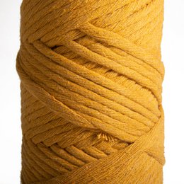Sensy Premium 3 mm - cordoncino macramè a filo singolo in cotone riciclato al 100%.
