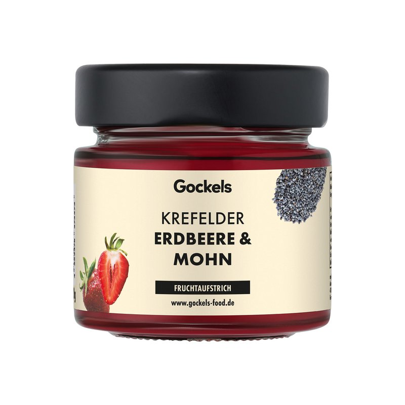 Fruit spread strawberry & poppy - enjoyable start to the day!