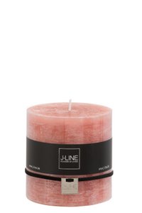 J-Line cilinderkaars - terracotta - 65U