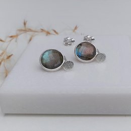 Boucles d'oreilles mix and match LABRADORITE 02