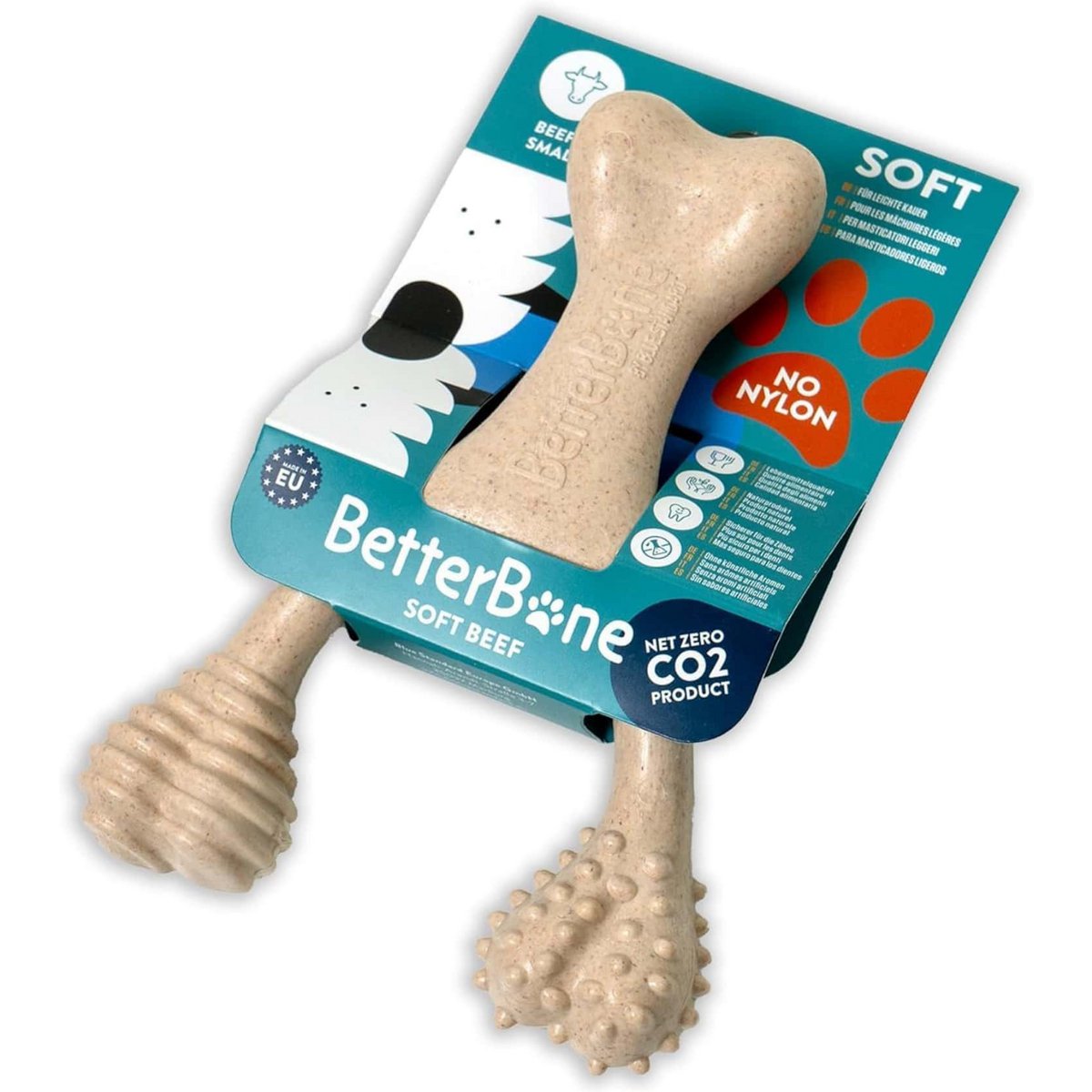 Cani di meglio da masticare - piccole manzo morbido (senza nylon, CO2 prodotta in neutralmente in Europa)