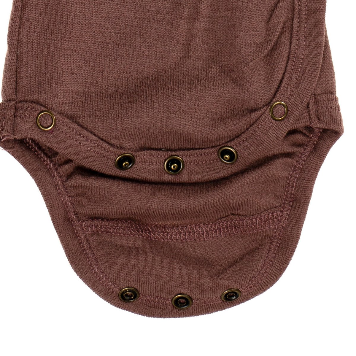 Wickel-Strampler aus Wolle mit langen Ärmeln – Merinowolle – Twilight Mauve