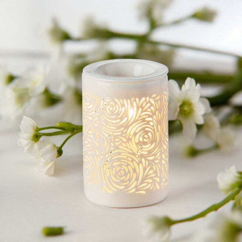 Difusor de Calor Suave – Calorya n°8 – en Porcelana Fina – Lámpara de Ambiente y Difusión – Idea de Decoración y Regalo