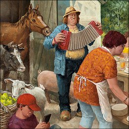 Kortmappe - Marius van Dokkum, Havefest