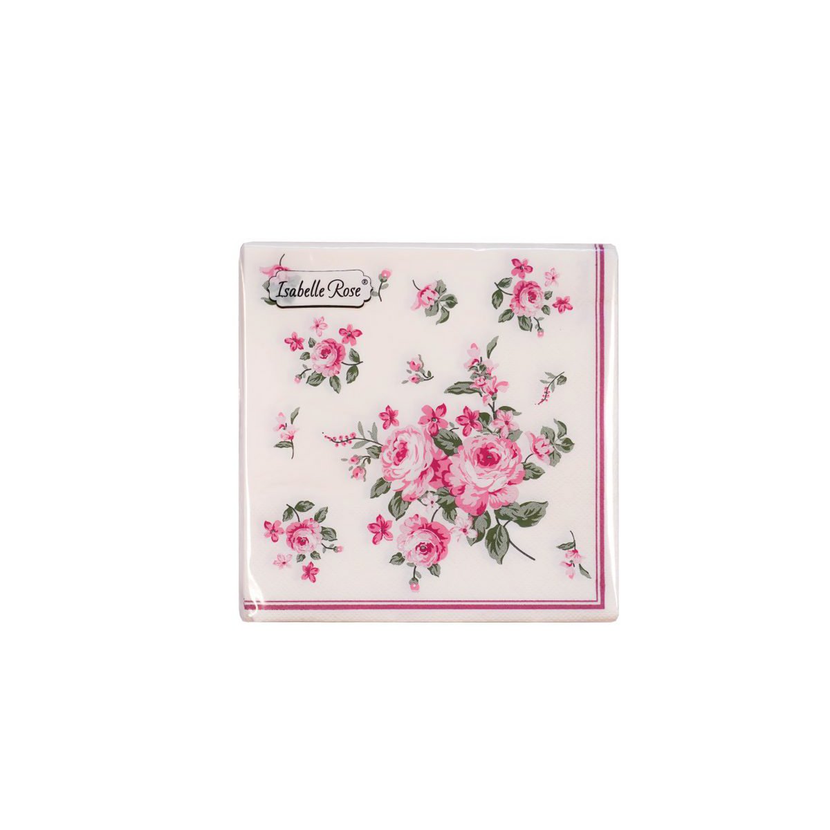 Papirservietter Bella 20 stk Isabelle Rose