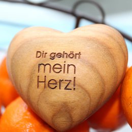 Thankgoods houten hart Mijn hart is van jou!